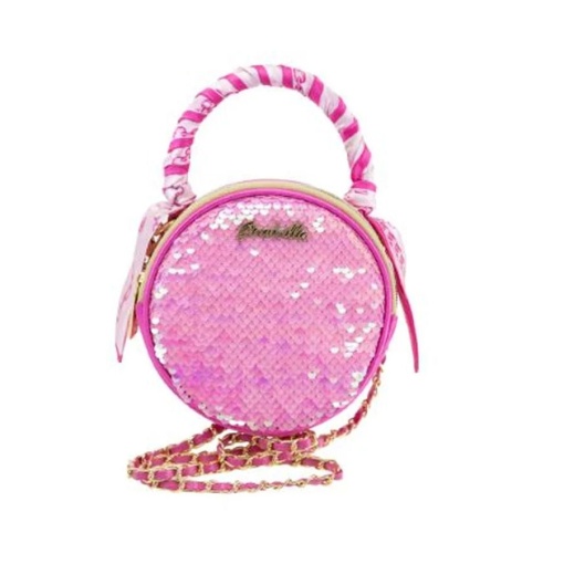 Bonito bolso de hombro redondo Girabrilla Kelly Capri de 15x22x5,5 cm.