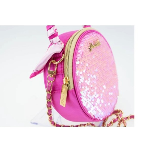 Bonito bolso de hombro redondo Girabrilla Kelly Capri de 15x22x5,5 cm.