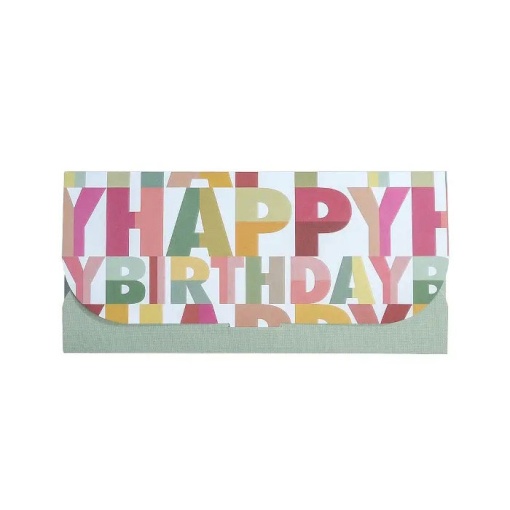 Postal tipo voucher Artebene Happy Birthday