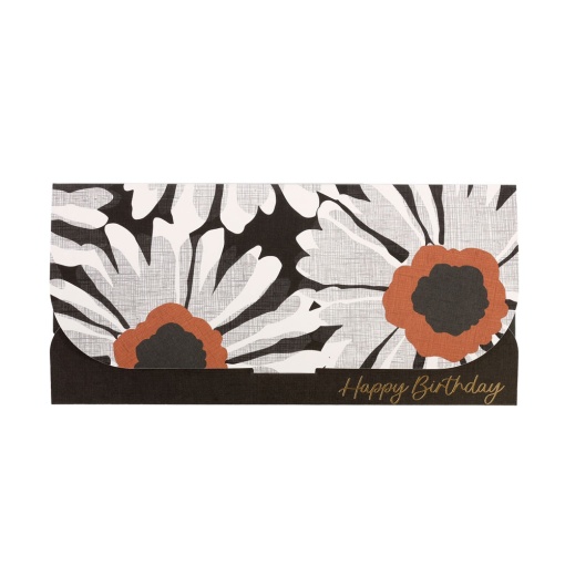 Postal de Artebene Flowers con diseño de vale de felicitación de cumpleaños.