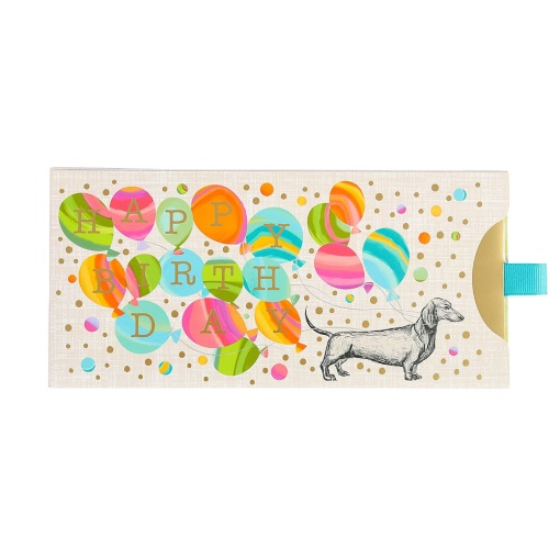Tarjeta postal tipo vale de cumpleaños para perro de Artebene