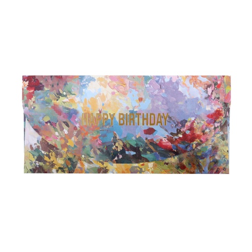 Postal tipo voucher Artebene Happy Birthday tinta