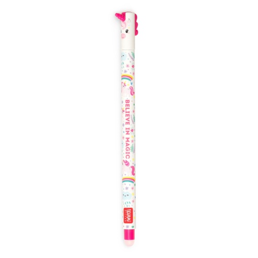 Bolígrafo de gel borrable Legami Unicorn "Cree en la magia" 61