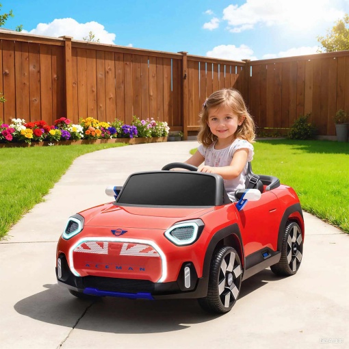 Carro elétrico Mini Aceman 12V vermelho
