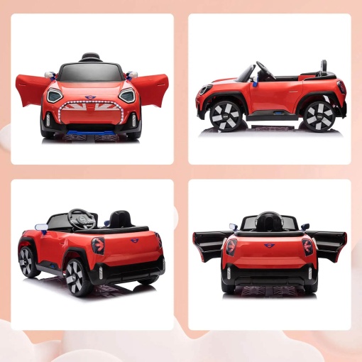 Carro elétrico Mini Aceman 12V vermelho