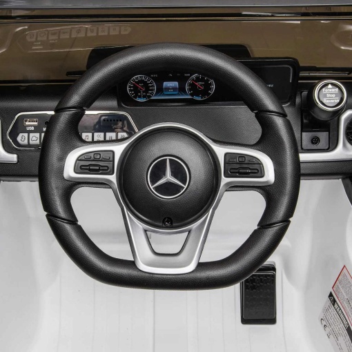 Carro elétrico Mercedes-Benz G-Class 12V branco
