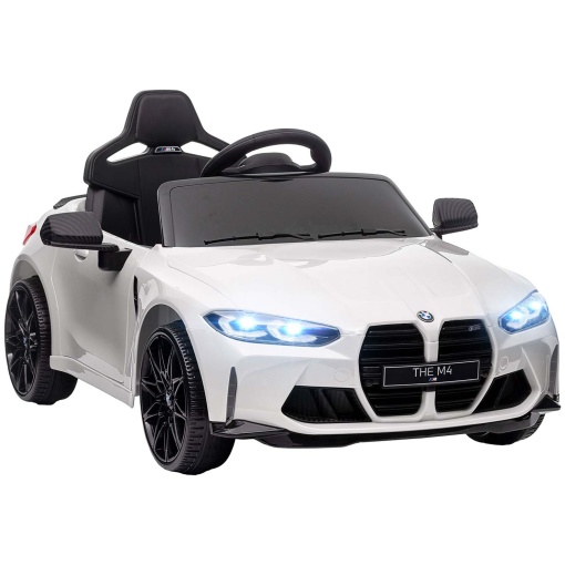 Carro elétrico BMW M4 12V branco