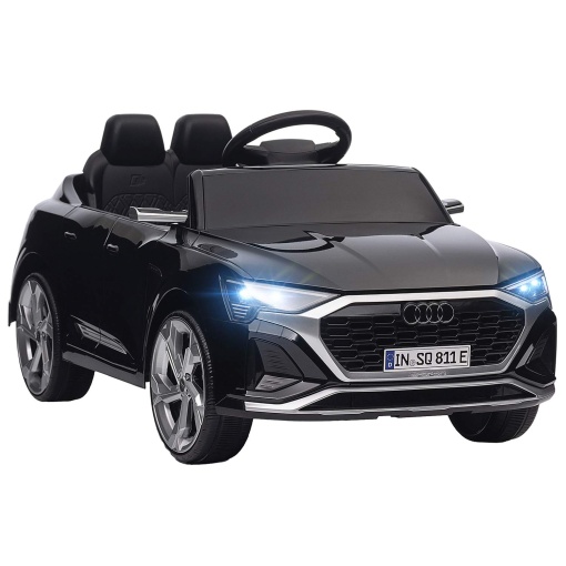 Carro elétrico Audi Q8 Etron Sportback 12V preto