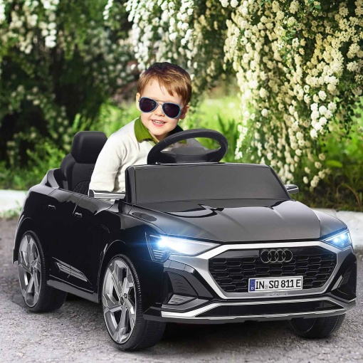 Carro elétrico Audi Q8 Etron Sportback 12V preto