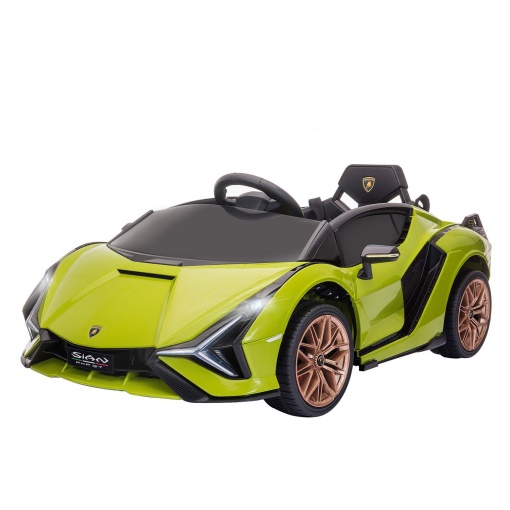 Carro elétrico Lamborghini Sian 12V verde