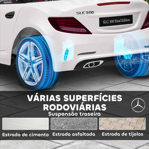 Carro elétrico Mercedes CLC 300 12V branco