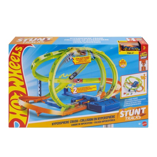 Hot Wheels Stunt Tracks Hypersphere Collision Track Mattel JMG48