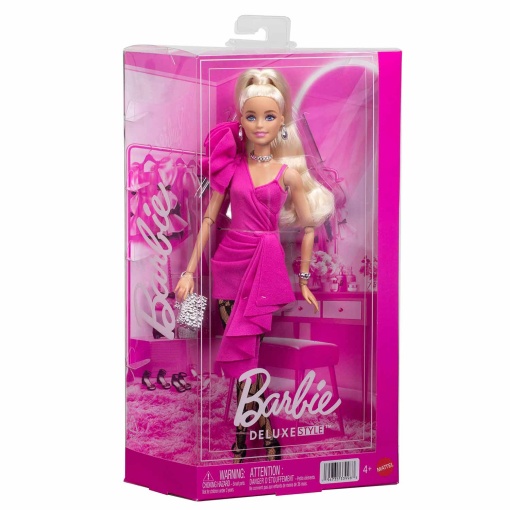 Barbie Deluxe Style Asymmetrical Pink Dress Mattel HYV24/JJN73