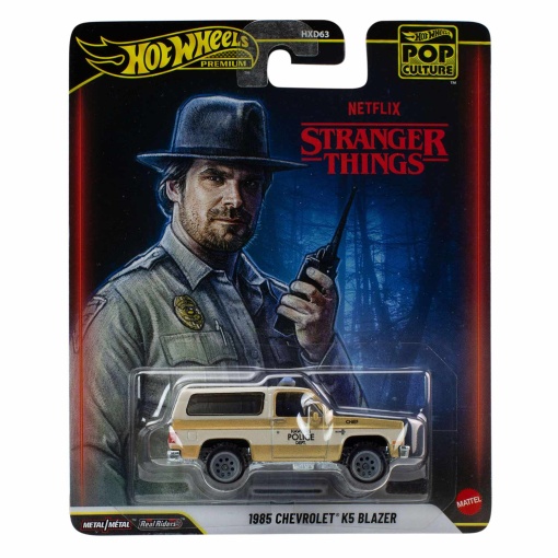 Hot Wheels Premium Pop Culture Stranger Things 1985 Chevrolet K5 Blazer Mattel HXD63/JHW86