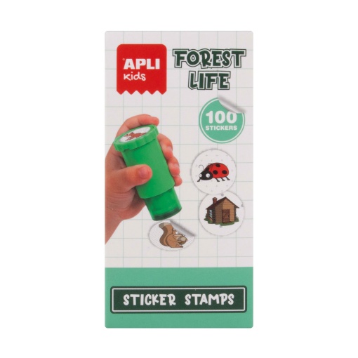 Carimbo de autocolantes Apli Kids floresta