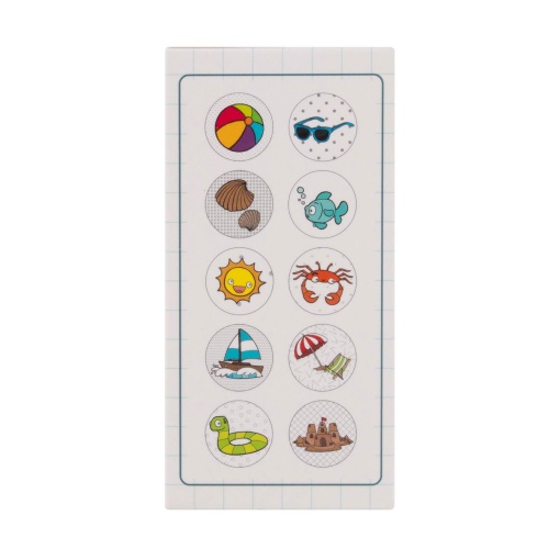 Apli Kids beach sticker stamp