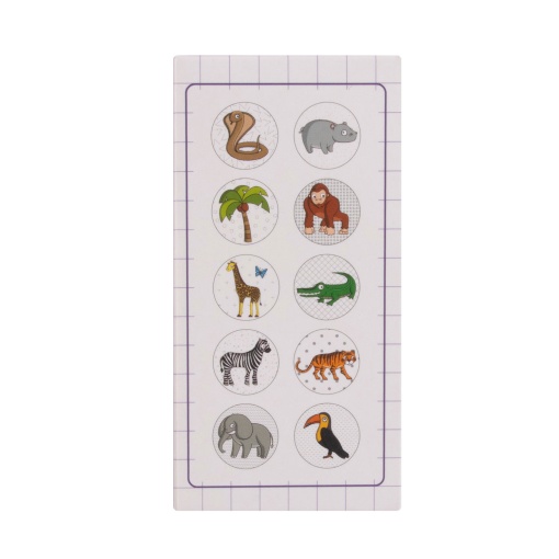 Carimbo de autocolantes Apli Kids selva