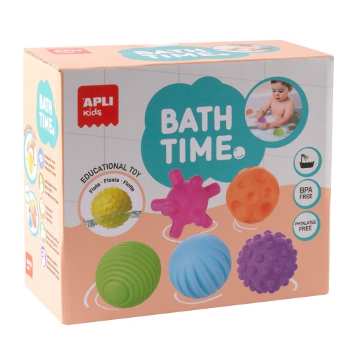 Apli Kids Bath Time Sensory Balls (6 units)