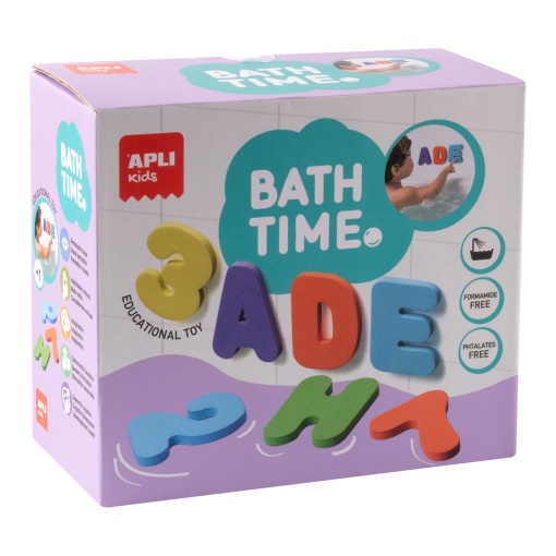 EVA Letters and Numbers Apli Kids Bath Time (36 units)