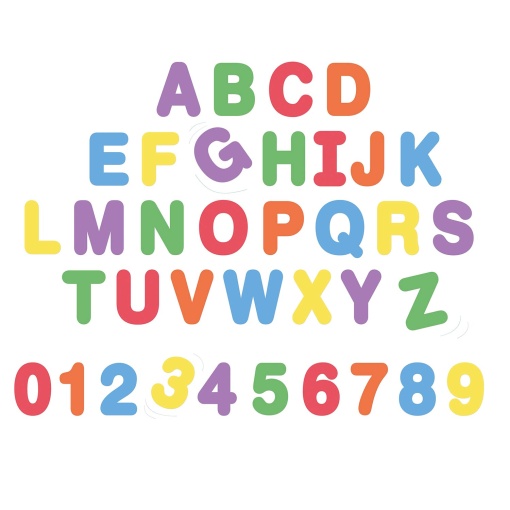 EVA Letters and Numbers Apli Kids Bath Time (36 units)