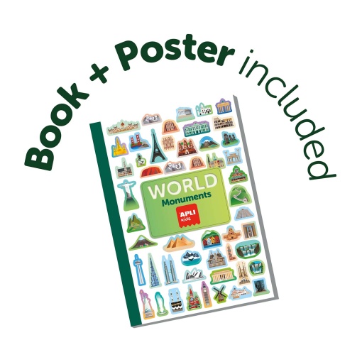 Puzzle Apli Kids 240 pieces 3D monuments of the world