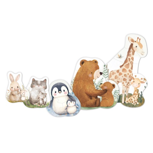 Puzzle Apli Kids 2-3-4-5-6 peças My First mamã e bebé
