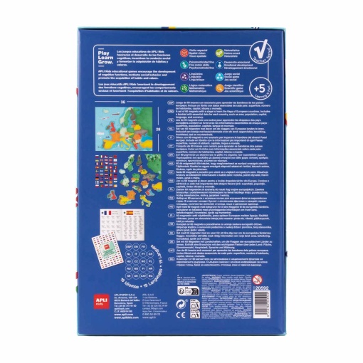 Magnets bandeiras da Europa 60 peças Apli Kids