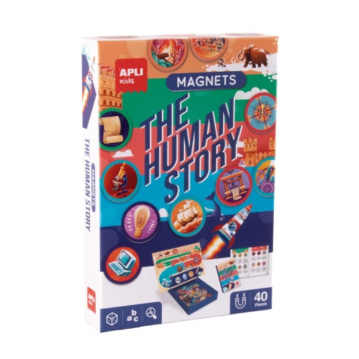 Magnets marcos históricos 40 peças Apli Kids