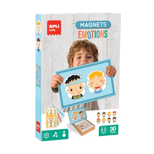 Magnets emotions 30 pieces Apli Kids