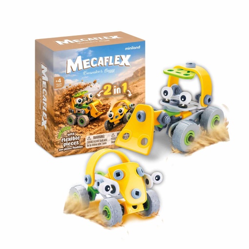 Mecaflex: Excavator & Buggy Miniland