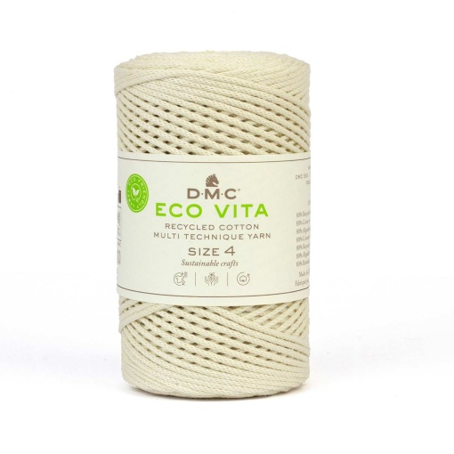 Fio de crochet DMC Eco Vita Raffia 50g branco 31