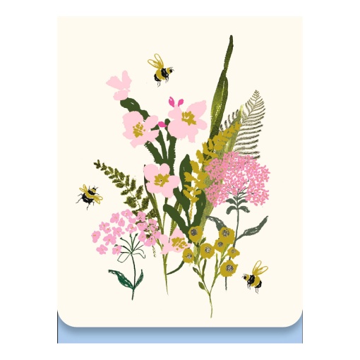 Magnetic notepad 75x100mm Pictura Bouquet Champêtre
