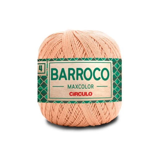 Fio de crochet Círculo Barroco Maxcolor 4 200g peach fuzz 4224