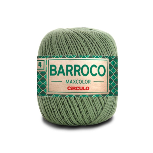Fio de crochet Círculo Barroco Maxcolor 4 200g militar 5718