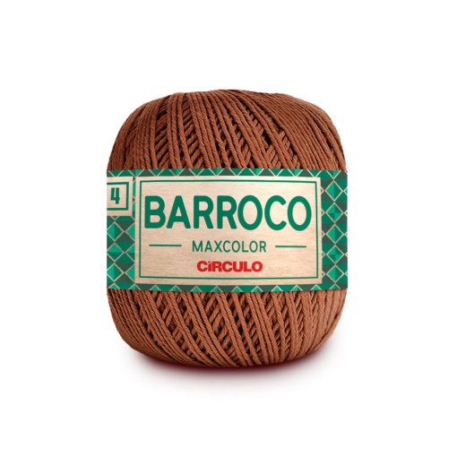 Fio de crochet Círculo Barroco Maxcolor 4 200g tâmara 7220