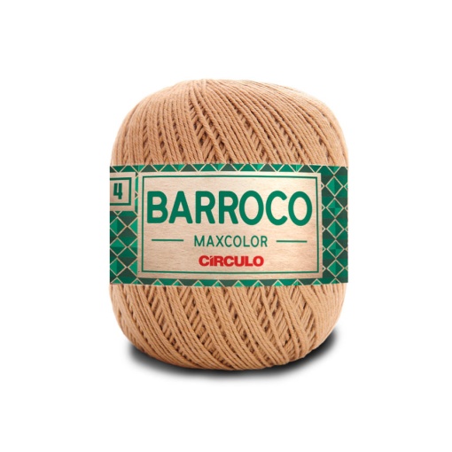 Fio de crochet Círculo Barroco Maxcolor 4 200g castanha 7625