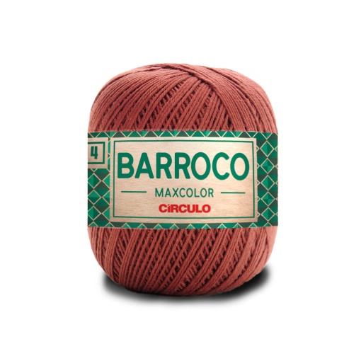 Fio de crochet Círculo Barroco Maxcolor 4 200g café 7738