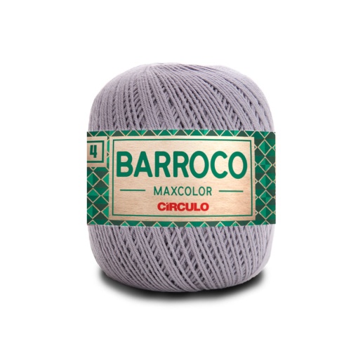 Fio de crochet Círculo Barroco Maxcolor 4 200g cromado 8212
