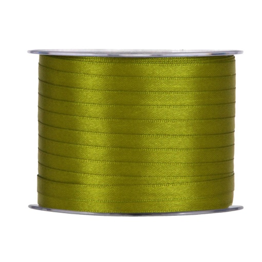 Fita de cetim MP Doppio Raso 3mmx100m verde oliva 06