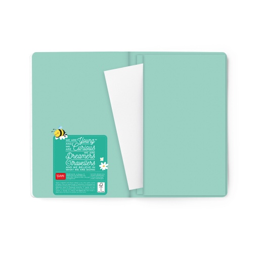 Agenda semanal 120x180mm 2027 Legami Bee "Tiny Wings Big Dream" com elástico