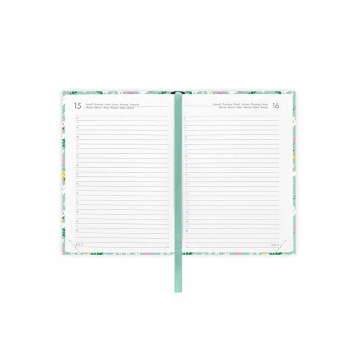 Agenda diária A6 2027 Legami Bee "Tiny Wings Big Dream" com elástico