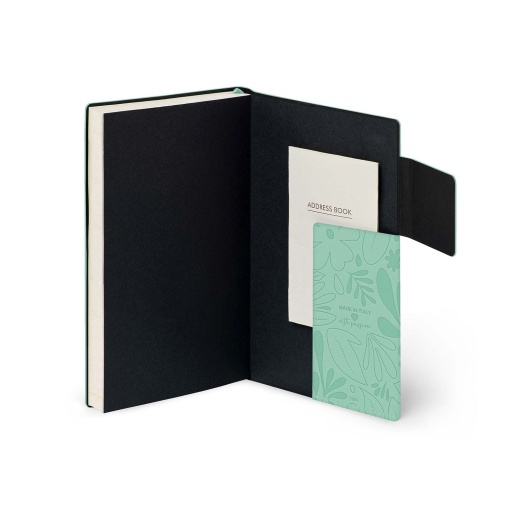 Agenda diária 120x180mm 2027 Legami Botanic Garden "Find the Beauty in Every Day" com elástico