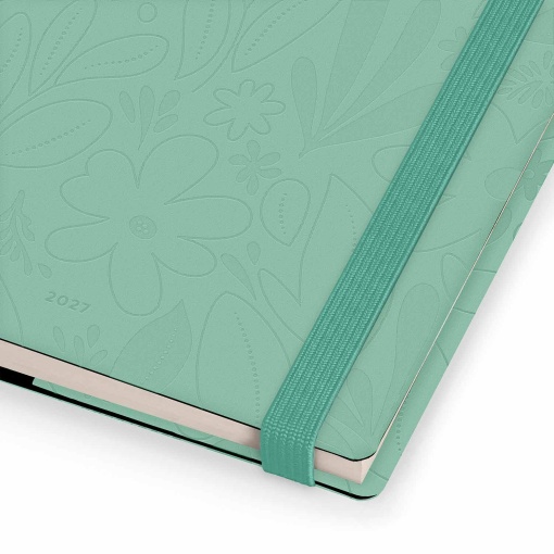 Agenda semanal 120x180mm 2027 Legami Botanic Garden "Find the Beauty in Every Day" com elástico