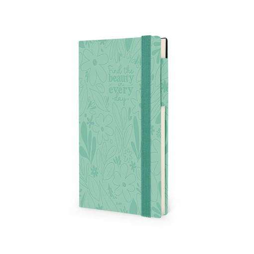 Agenda semanal 120x180mm 2027 Legami Botanic Garden "Find the Beauty in Every Day" com elástico