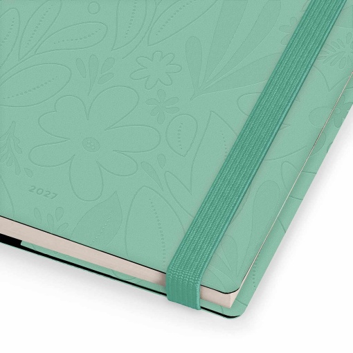 Agenda semanal A6 2027 Legami Botanic Garden "Find the Beauty in Every Day" com elástico