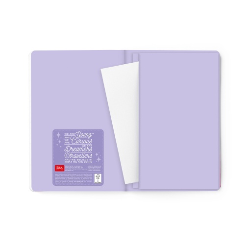 Agenda semanal 120x180mm 2027 Legami Fairy Tale "Every Day Is a New Chapter" com elástico