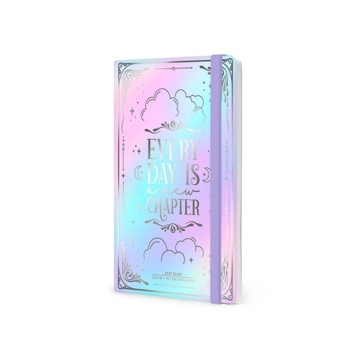 Agenda semanal 120x180mm 2027 Legami Fairy Tale "Every Day Is a New Chapter" com elástico