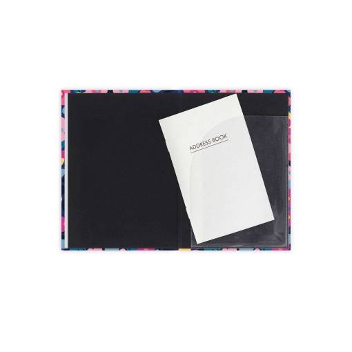 Agenda diária A6 2027 Legami Flowers "La Vie Est Belle" com elástico