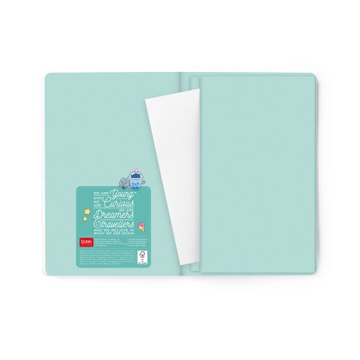 Agenda semanal 120x180mm 2027 Legami Kitty Bubble Tea "Collect Bubbles Not Worries" com elástico