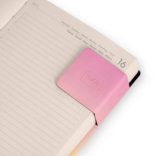 Agenda diária 120x180mm 2027 Legami Sunrise Lover com elástico